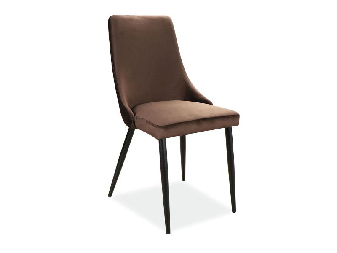 Jídelní židle Polly (hnědá + černá)