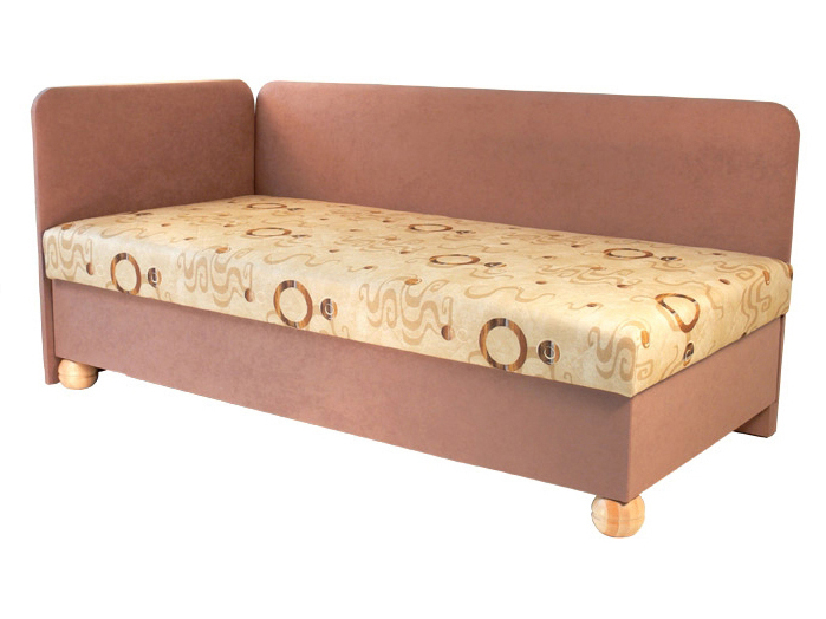 Jednolůžková postel (válenda) 80 cm Sarita (se sendvičovou matrací) (L)