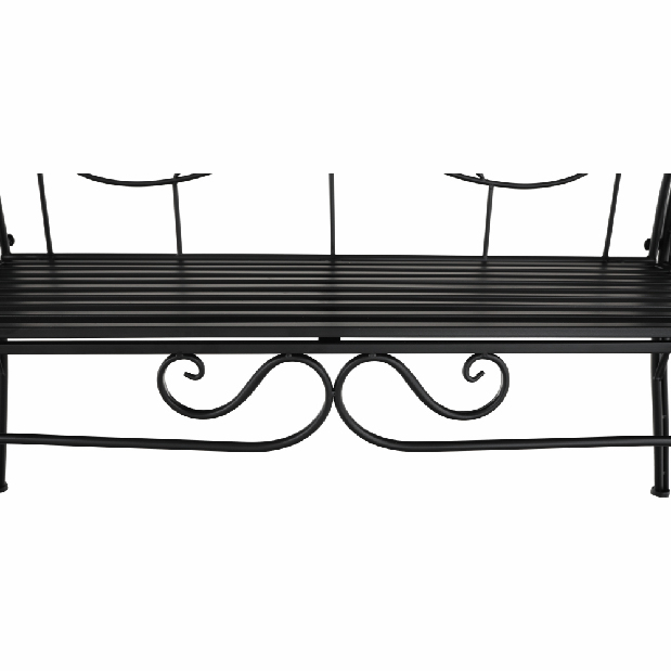 Zahradní lavička Entalia (černá) *výprodej