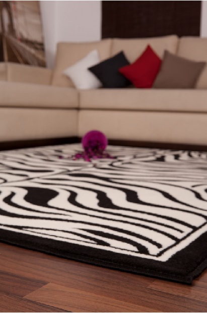 Kusový koberec Contempo 450 Black-White (160 x 230 cm) *bazar