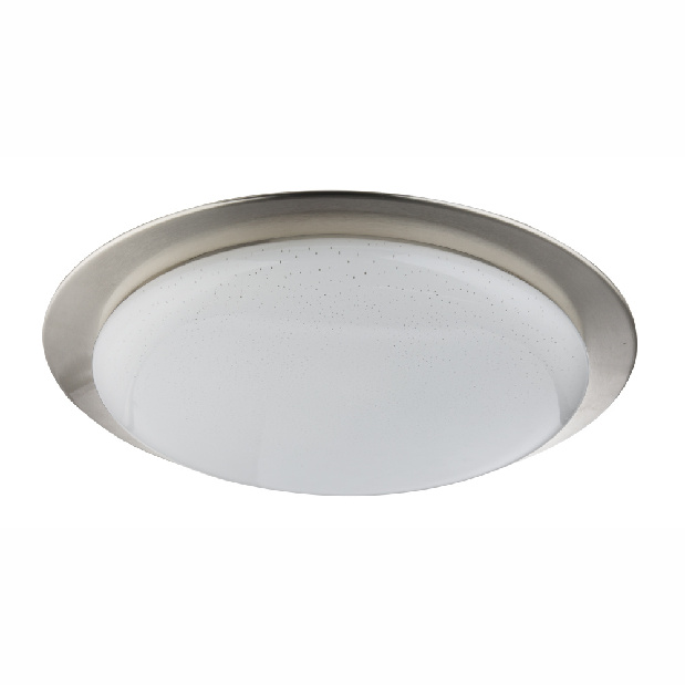 Stropní/nástěnné svítidlo LED Sýrie 48393-35 (nikl + opál) (Stmívatelné)