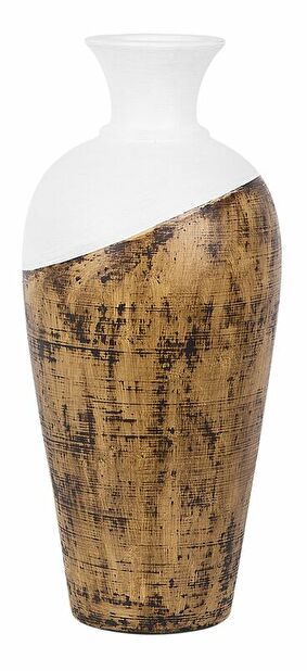 Váza BADIN 44 cm (keramika) (bílá)