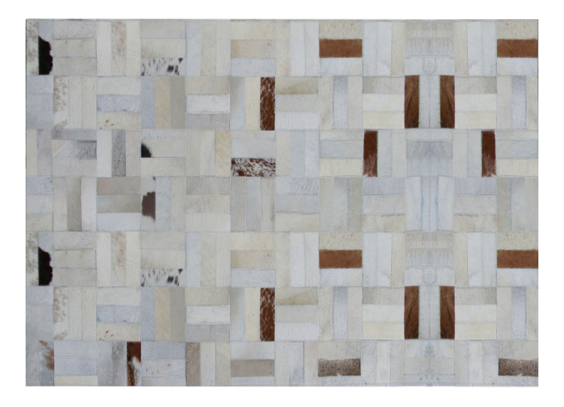Kožený koberec 170x240 cm Koza typ 1