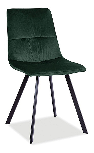 Jídelní židle Thora (zelená + černá)