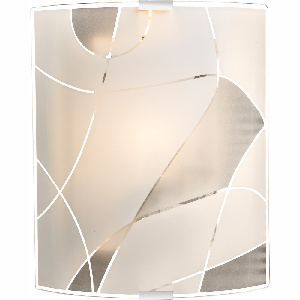 Stropní/nástěnné svítidlo Paranja 40403W2 (moderní/designové) (bílá + satinovaná)