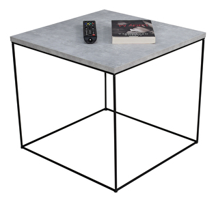 Konferenční stolek Elinas (černá + beton)