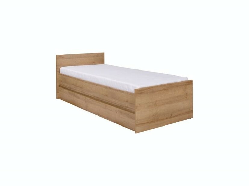 Jednolůžková postel 90 cm Cortez C 15 (dub riviera) (s roštem)