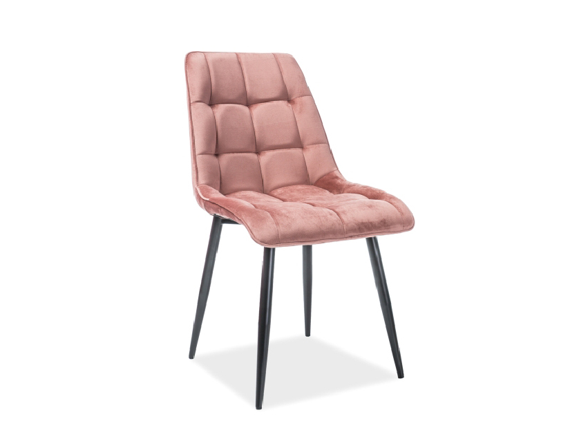 Jídelní židle Charlie (růžová + černá)
