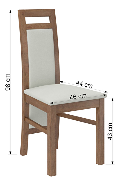 Jídelní židle Raviel14 (craft zlatý + kronos 27132)