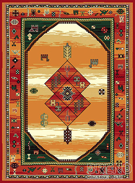 Kusový koberec Teheran 375/Red