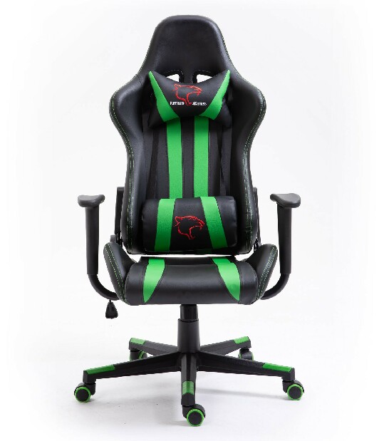 Kancelářská/herní židle Farhana (zelená)