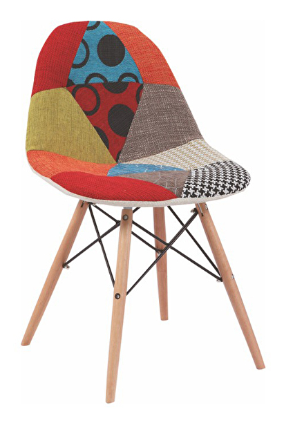 Jídelní židle Candie (vzor patchwork kosočtverce)