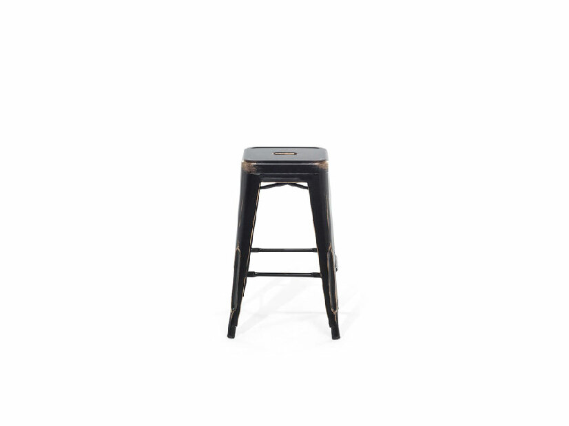 Židle barová Cabriot (černá)