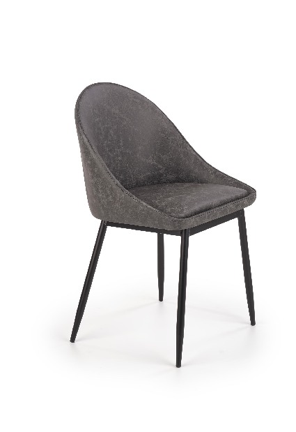 Jídelní židle Gerra (tmavě šedá)