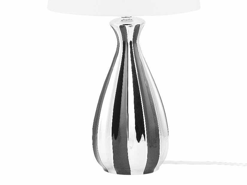 Stolní lampa Vlore (stříbrná)