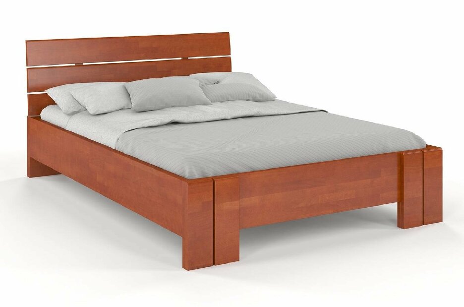 Manželská postel 160 cm Naturlig Tosen High (buk)