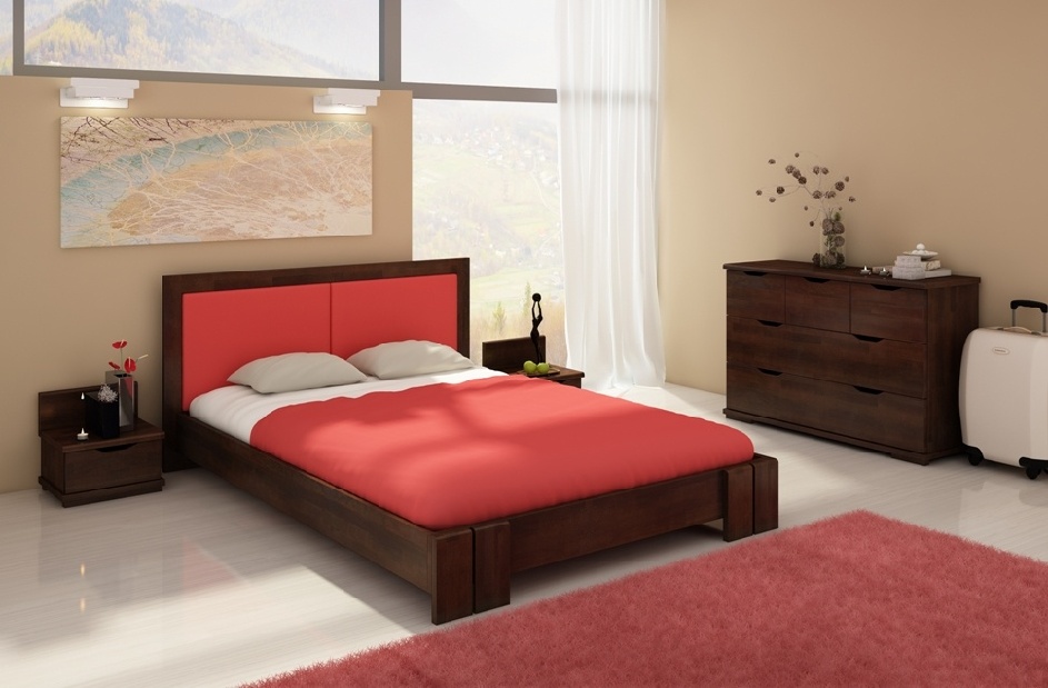 Manželská postel 180 cm Naturlig Manglerud (buk)