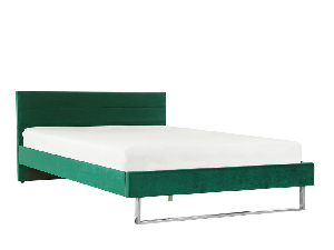 Manželská postel 180 cm BELAE (s roštem) (zelená)