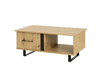 Konferenční stolek Filippa F8 (dub artisan + černá)