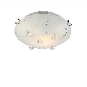 Stropní/nástěnné svítidlo LED Alivia 40414-1 (s krystaly) (nikl + opál)
