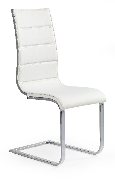 Jídelní židle K104 bílá + šedá