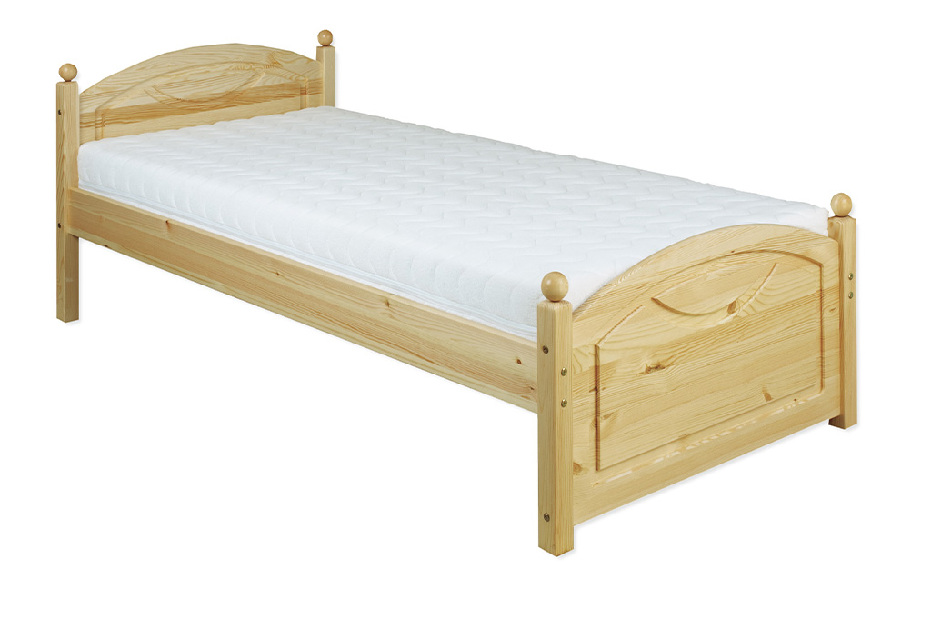 Jednolůžková postel 100 cm LK 126 (masiv)