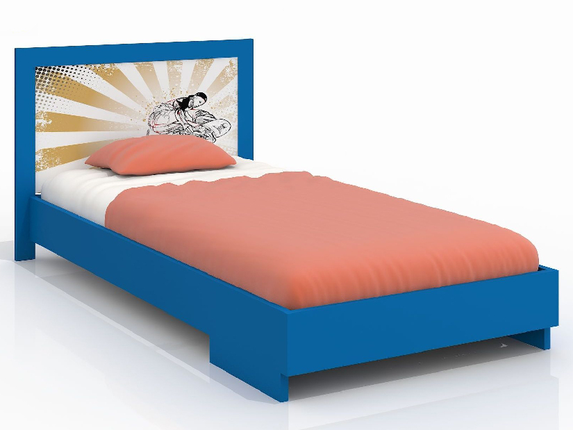 Jednolůžková postel 120 cm Naturlig Kids Stjernen (borovice) (s roštem)