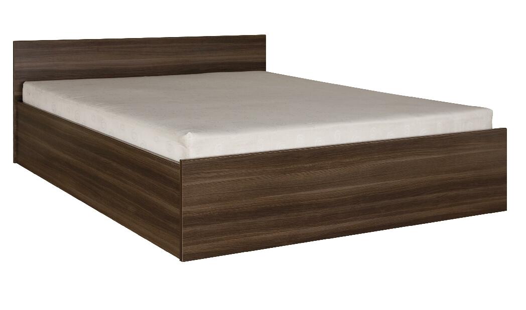 Manželská postel 140 cm Irvine I22 (jasan tmavý) (s matrací a roštem) *výprodej