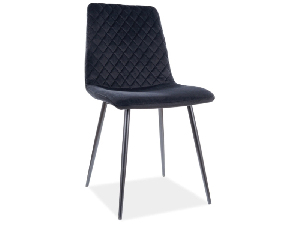 Jídelní židle Isaac (černá + černá)