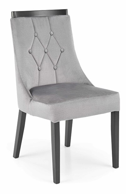 Jídelní židle Rypper (černá + šedá)