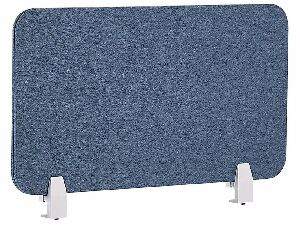 Přepážka na pracovní stůl 72x40 cm Whitley (modrá)