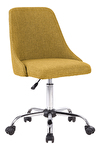 Kancelářská židle Eminence (žlutá + chróm)