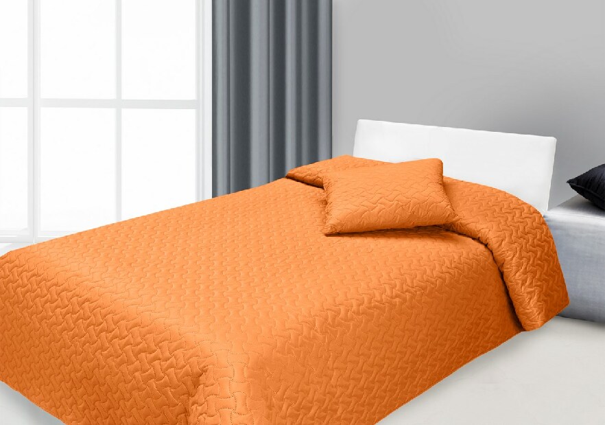 Přehoz na postel 210x170cm Hugo (oranžová)