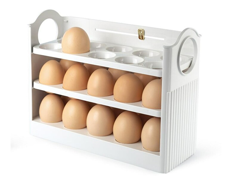 Držák na vajíčka do chladničky Swiz (bílá)
