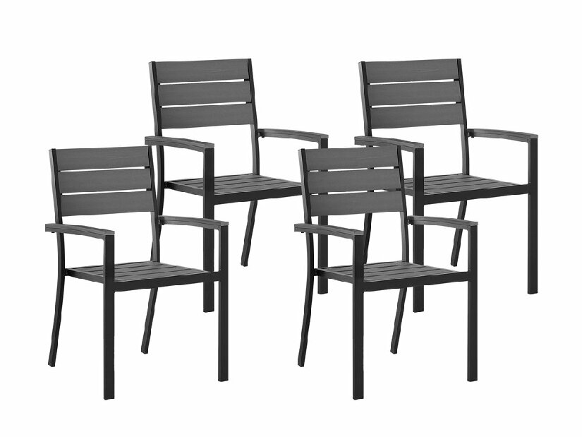 Set 4ks. židlí Pronto (šedá)