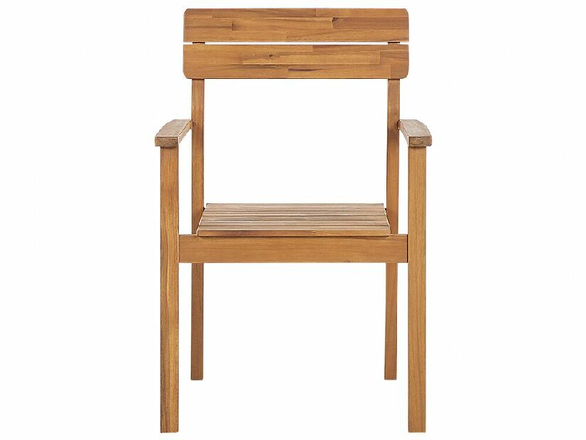 Set 6 ks zahradních židlí Fernanda (světlé dřevo)