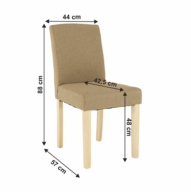 Jídelní židle Sella (béžová)