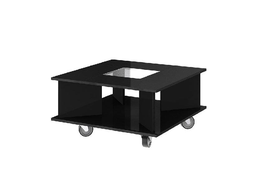 Konferenční stolek Piren (lesk černý)