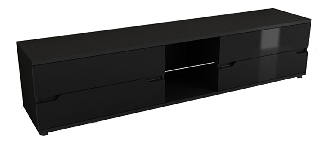 TV stolek/skříňka Aberdovey AS 30 (černá) (s osvětlením)