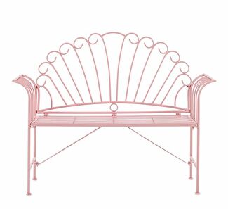 Zahradní lavička CAVEA (růžová)