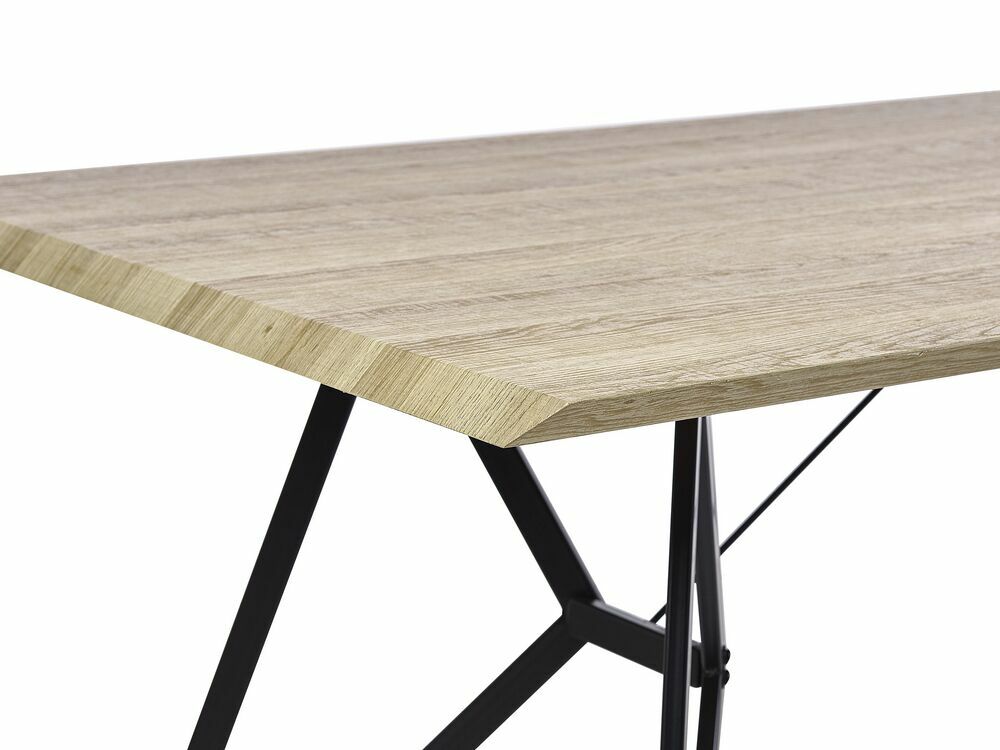 Jídelní stůl BURGOS (pro 6 osob) (světlé dřevo)