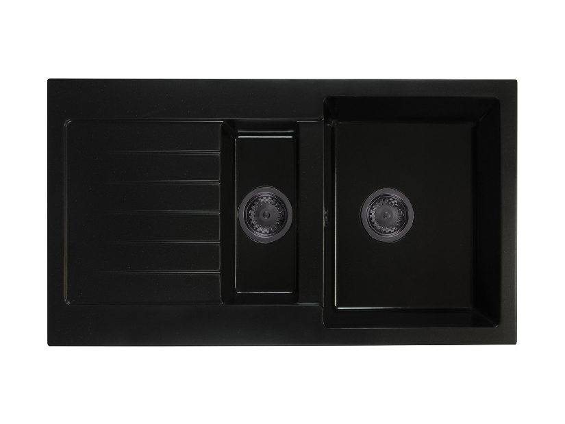 Kuchyňský dřez Altava (černá) (bez otvoru pro baterii) (L)