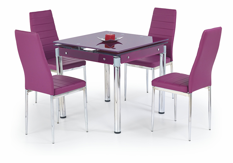 Jídelní stůl Kent fialová (pro 4 osoby) *výprodej