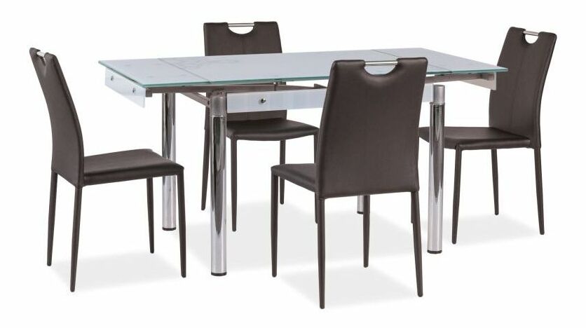 Jídelní stůl GD-092 (bílá) (pro 4 až 6 osob)