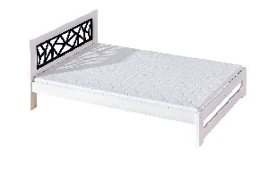 Manželská postel 160 cm Krissy (borovice přírodní)