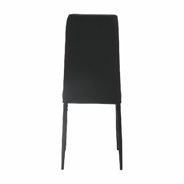 Jídelní židle Enrico (tmavě hnědá + černá)