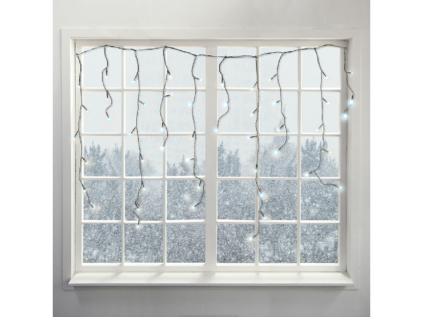 Vánoční osvětlení závěs na okno Retlux RXL 297 (2,4 + 5 m)