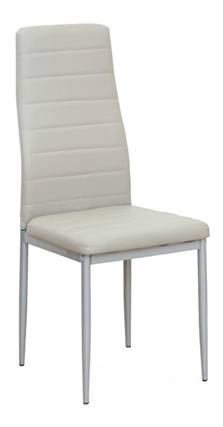 Jídelní židle Coleta nova (světlešedá ekokůže)