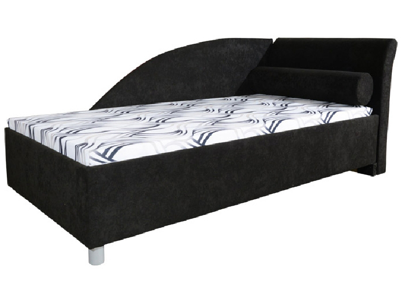 Jednolůžková postel (válenda) 90 cm Pearline Plus (se 7-zónovou matrací lux) (P)