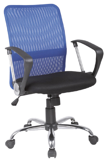Kancelářska židle Q-078 modrá + černá